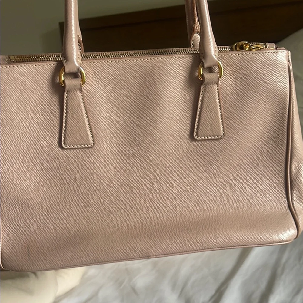 Prada Saffiano Lux Leather Handbag BN1801 Cammeo - Picture 11 of 16